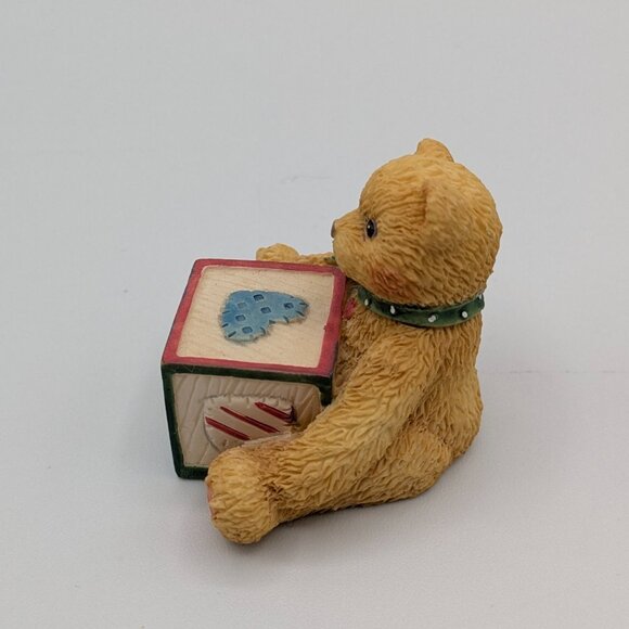 Cherished Teddies Bear with ABC "Q" Block (158488Q) 1995 - Picture 6 of 10